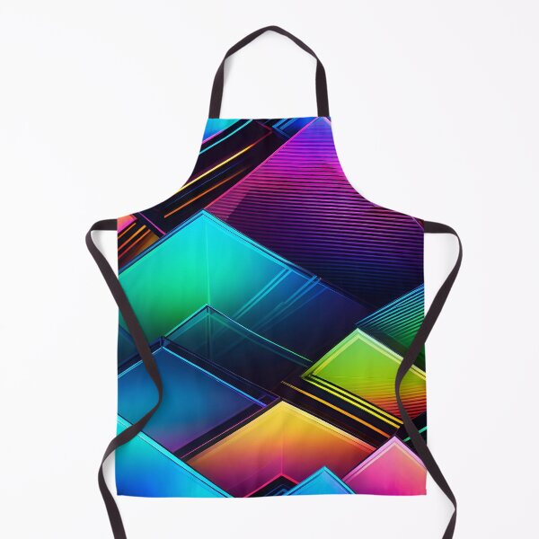 Item preview, Abstract Geometric Rainbow Glass Pattern designed and sold by TheArtOfPat.