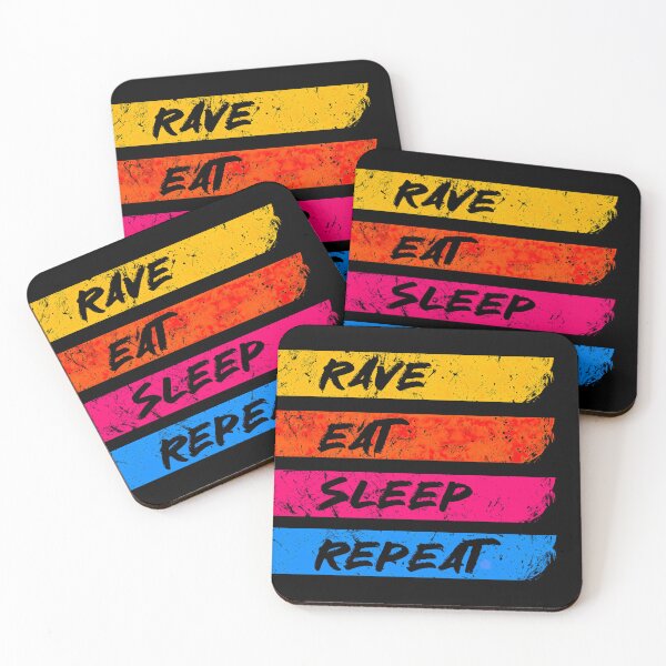 Item preview, Rave, Eat, Sleep, Repeat - Vintage designed and sold by Psyberspace.