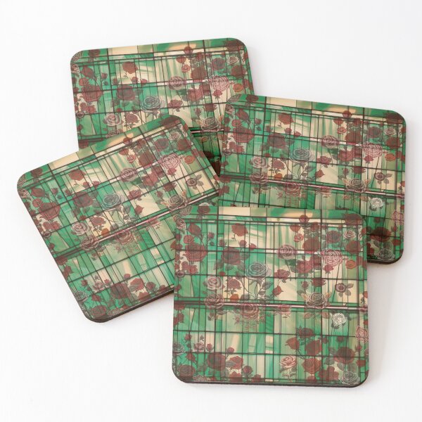 Item preview, Rose Garden (Green) designed and sold by Moth-and-Sons.