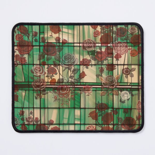 Item preview, Rose Garden (Green) designed and sold by Moth-and-Sons.