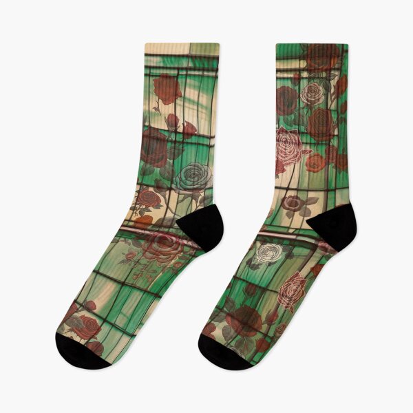 Item preview, Rose Garden (Green) designed and sold by Moth-and-Sons.