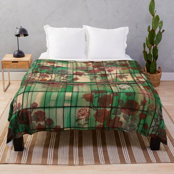 Item preview, Rose Garden (Green) designed and sold by Moth-and-Sons.