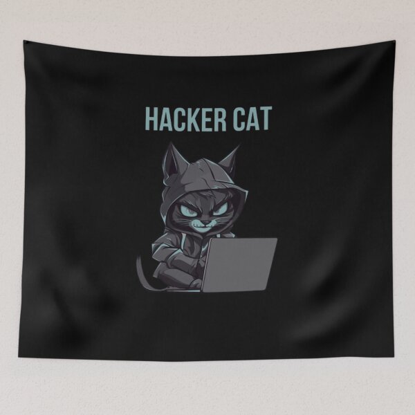 Item preview, Hacker Cat designed and sold by StylesVero.