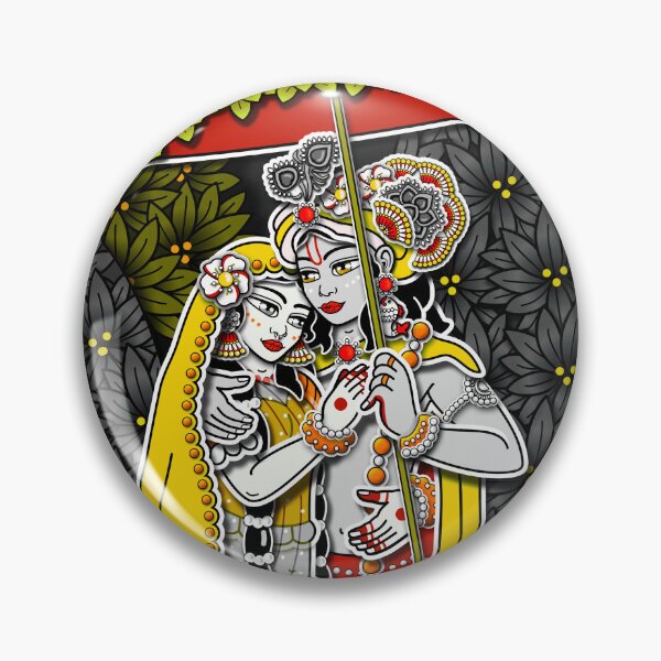 Item preview, Radha Krishna in the Rain designed and sold by GundicaArt.