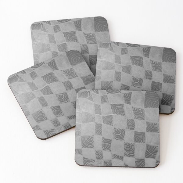 Item preview, Wavelength drawing in black and grey designed and sold by Bellabookshelf.