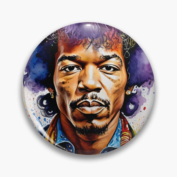 Item preview, Jimmi Hendrix Portrait Painting Art designed and sold by Delemore Art.