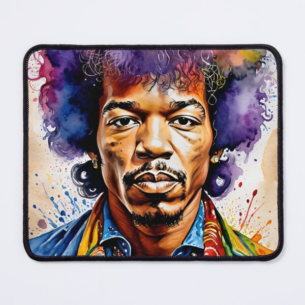 Item preview, Jimmi Hendrix Portrait Painting Art designed and sold by Delemore Art.
