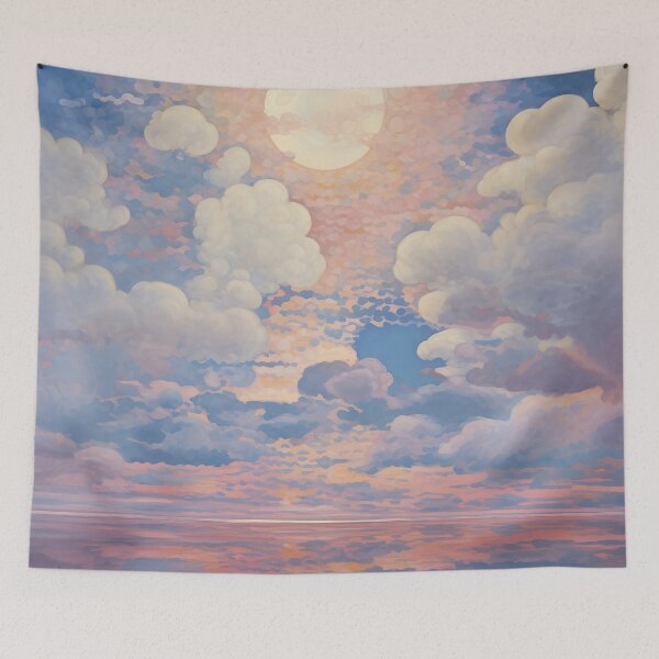 Item preview, Pastel Cloudscape B designed and sold by EveNorthArt.