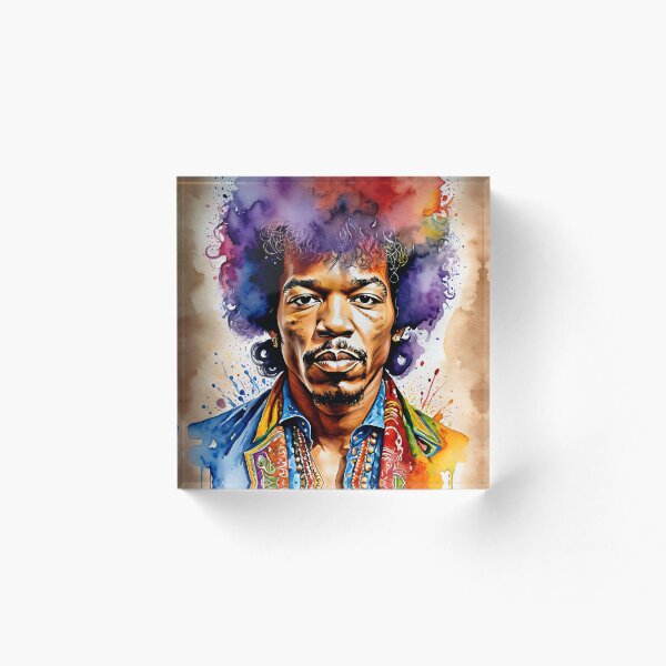 Item preview, Jimmi Hendrix Retrato Pintura Arte designed and sold by Delemore Art.