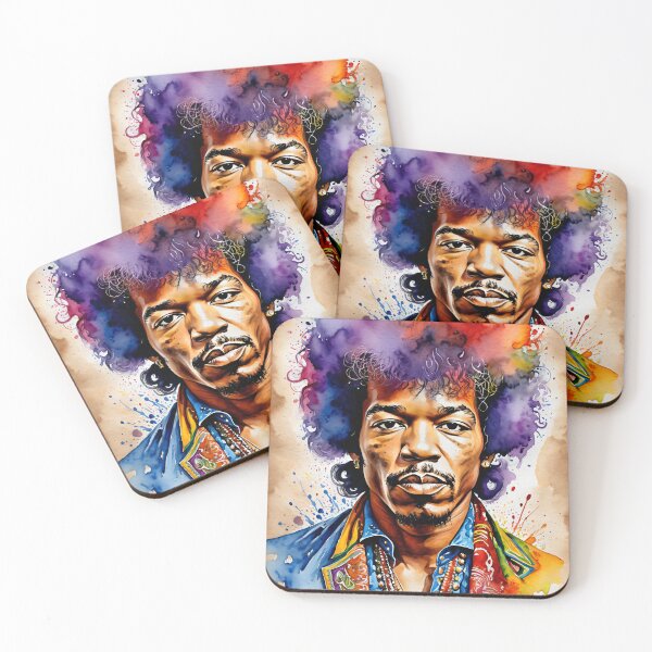 Item preview, Jimmi Hendrix Portrait Painting Art designed and sold by Delemore Art.