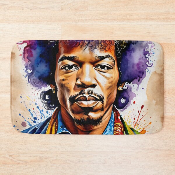 Item preview, Jimmi Hendrix Portrait Painting Art designed and sold by Delemore Art.