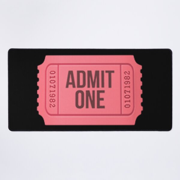 Item preview, Admit One Ticket Emoji designed and sold by Popular-Gifts.