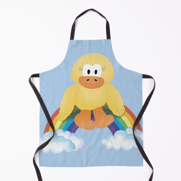 Item preview, Duck on rainbow  designed and sold by DreamingDuck.