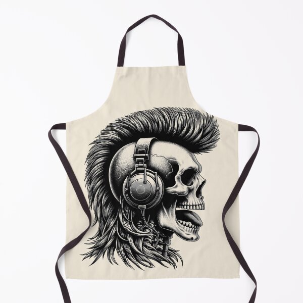 Item preview, Skull wearing Headphones #20 designed and sold by elektronen.