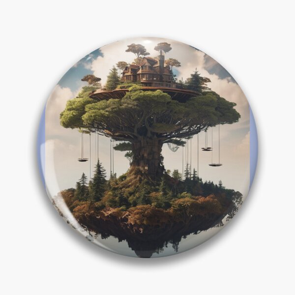 Item preview, Woodland Floating Island designed and sold by NYXARTStudio.
