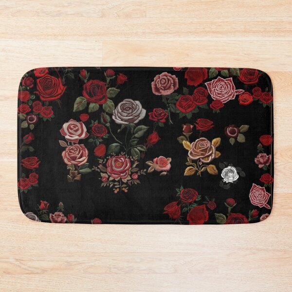 Item preview, Rose Garden (Black) designed and sold by Moth-and-Sons.