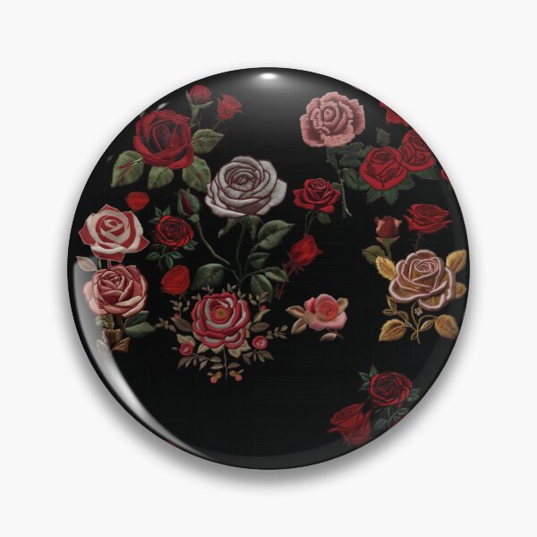 Item preview, Rose Garden (Black) designed and sold by Moth-and-Sons.