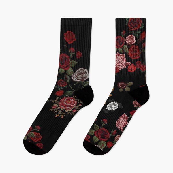 Item preview, Rose Garden (Black) designed and sold by Moth-and-Sons.