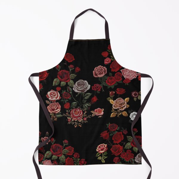 Item preview, Rose Garden (Black) designed and sold by Moth-and-Sons.