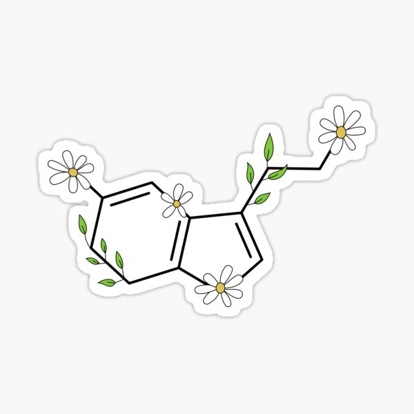 Item preview, Floral Serotonin Molecule designed and sold by ScienceCorner.