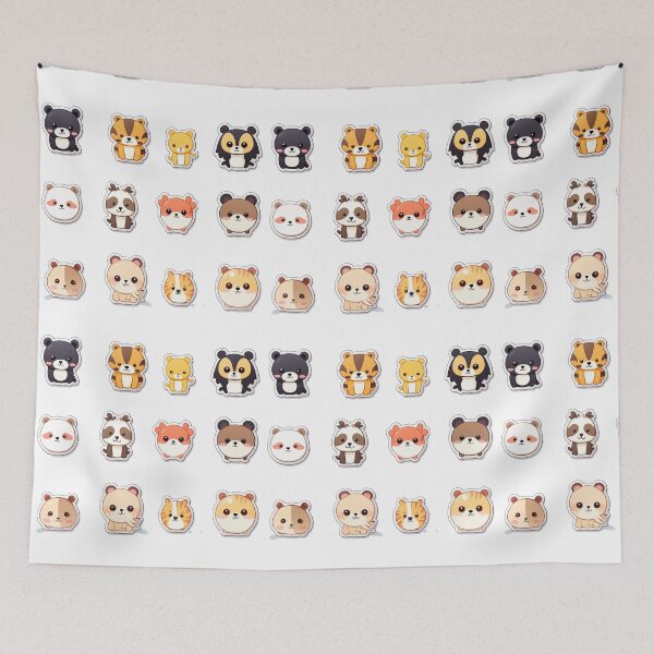 Item preview, Kawaii animals designed and sold by tasiawatercolor.