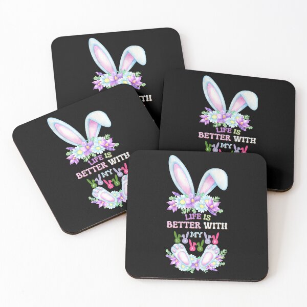 Item preview, Life is Better with My Easter, Custom Bunny Kids Name Easter Shirt, Easter Egg Shirt, Bunnies Easter Shirt Multicolor designed and sold by Miumed.