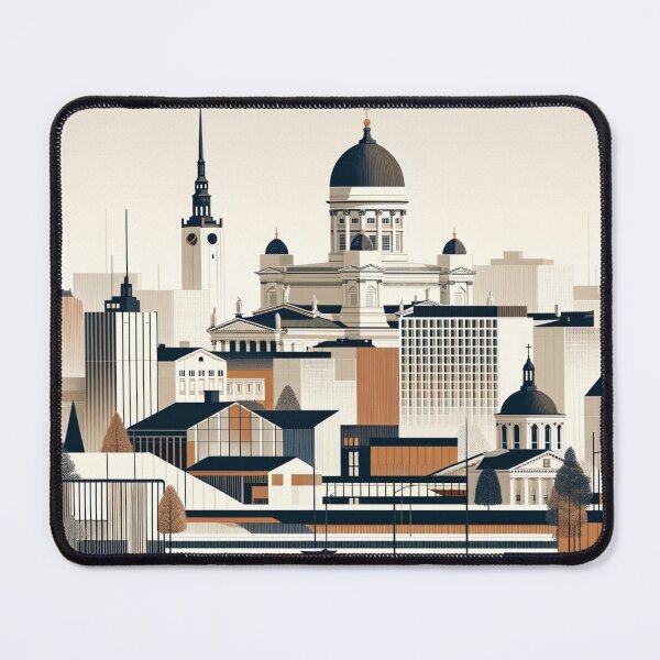 Item preview, Helsinki Harmony: Japandi-Inspired Urban Oasis designed and sold by MythicBiscuit.