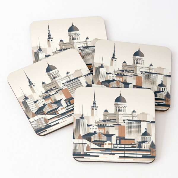 Item preview, Helsinki Harmony: Japandi-Inspired Urban Oasis designed and sold by MythicBiscuit.