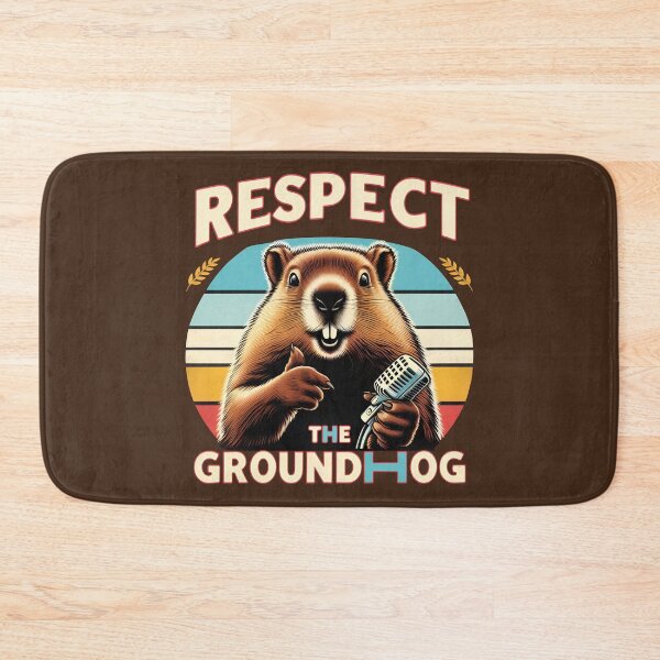 Item preview, Respect the groundhog designed and sold by AlchemyColor.