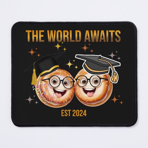 Item preview, Funny Donuts Graduation Est 2024 The World Awaits designed and sold by Oz64.