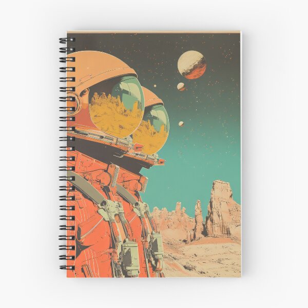 Item preview, Astronautical Navigators of Scarlet Expanses designed and sold by Retro Type.