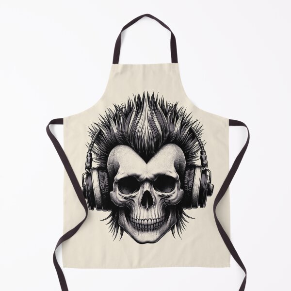 Item preview, Skull wearing Headphones #21 designed and sold by elektronen.
