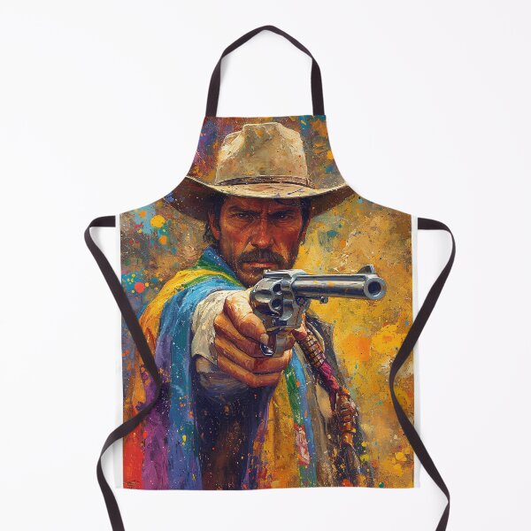 Item preview, Abstract Cowboy Gunslinger designed and sold by RayFineArt.