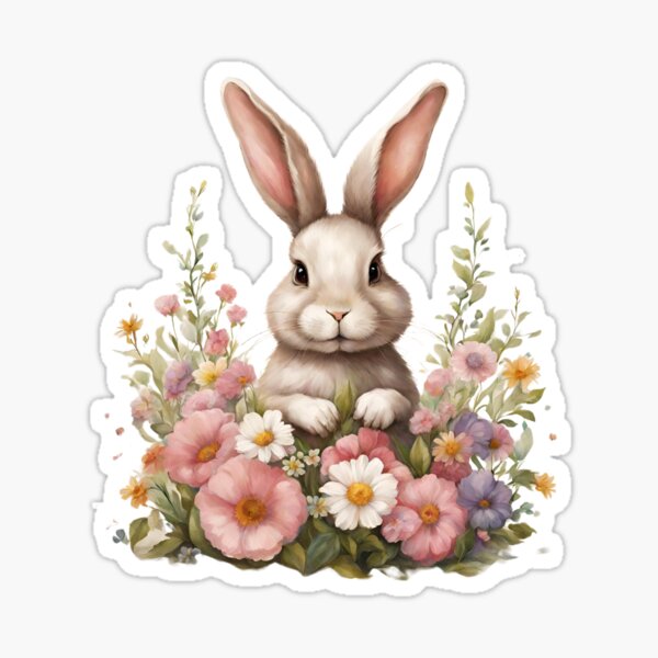 Item preview, Buttons, Spring Bunny designed and sold by Lhdigitaldesign.
