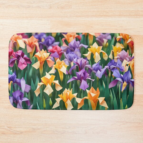 Item preview, Origami Art - Canvas of Iris Dreams: A Spectrum of Nature's Hues designed and sold by ArtfulFolds.