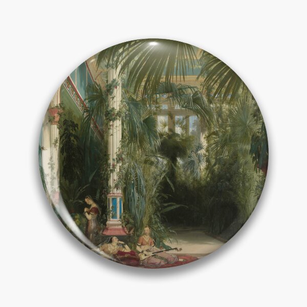 Item preview, The Interior of the Palm House on the Pfaueninsel Near Potsdam by Carl Blechen designed and sold by AtreyiB.