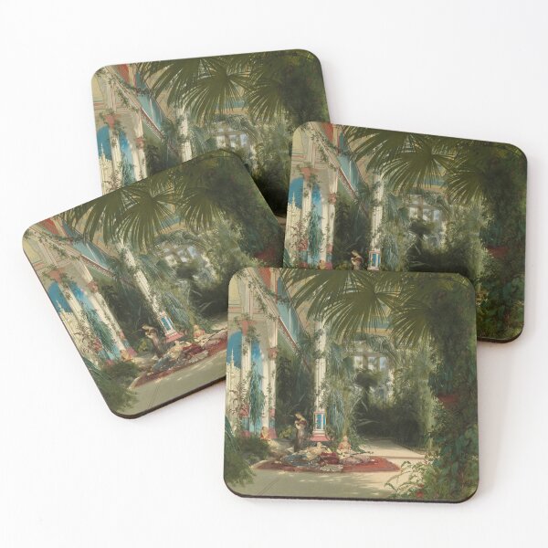Item preview, The Interior of the Palm House on the Pfaueninsel Near Potsdam by Carl Blechen designed and sold by AtreyiB.