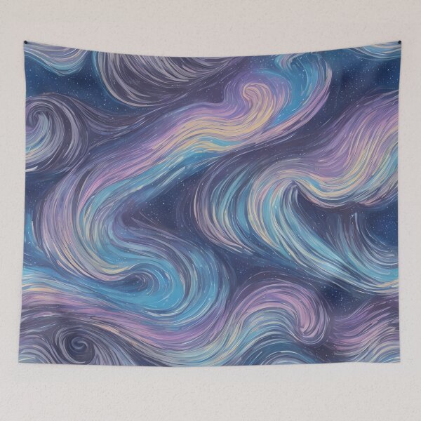 Item preview, Luminous Veil: Ethereal Aurora Borealis Abstract Art designed and sold by thejoyker1986.