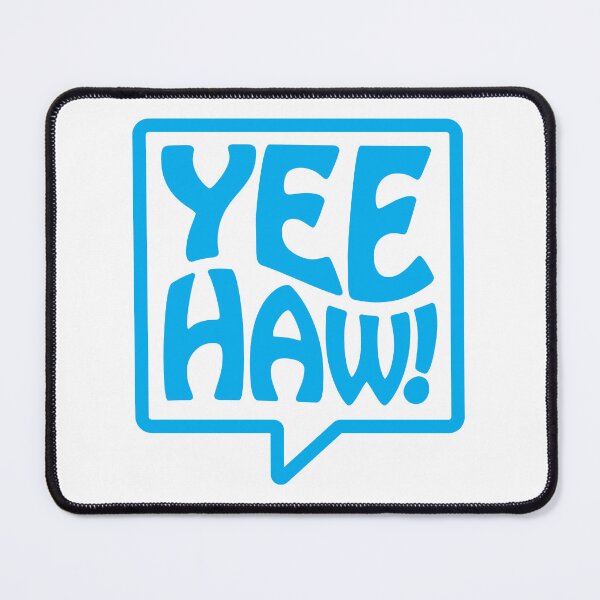 Item preview, Yee-Haw! - Talking Shirt (Blue) designed and sold by Justin Ellis.