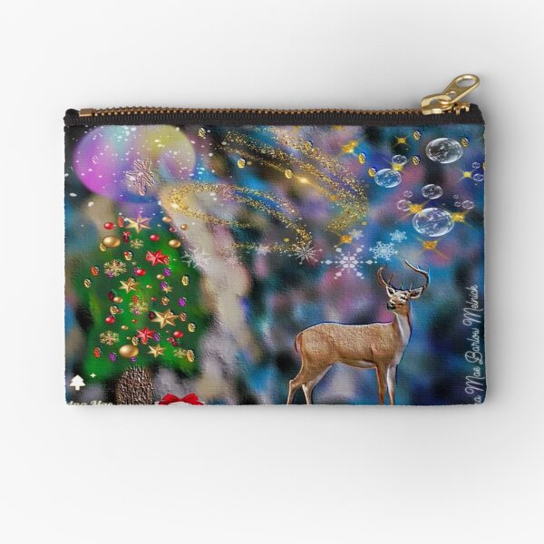 Item preview, Christmas Night Outdoors Signed Embossed Artwork  designed and sold by Edna Mae Melnick  Unity Wardrobe.