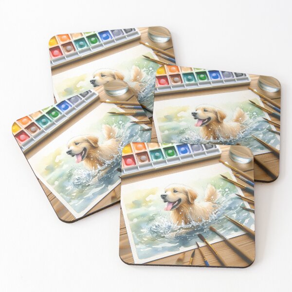 Item preview, Radiant Golden Retriever Portrait designed and sold by PawspectCreate.