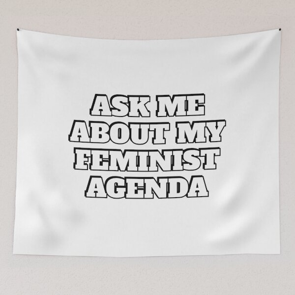 Item preview,  Ask me about my feminist agenda designed and sold by Inspirationmotivation.