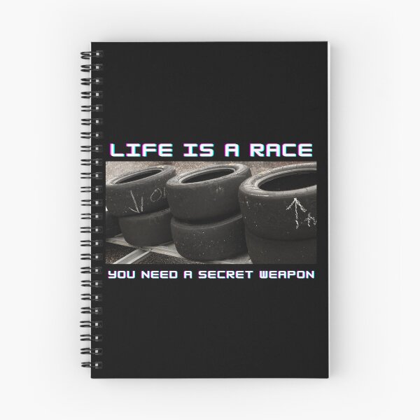Item preview, Life is a race - simple text designed and sold by petrolheadmerch.