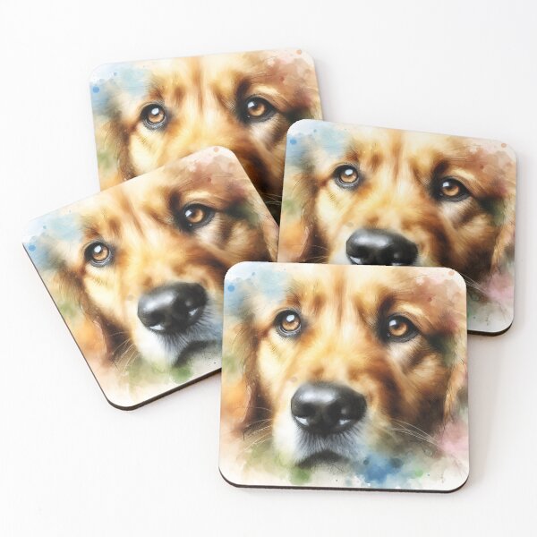 Item preview, Playful Golden Retriever Illustration designed and sold by PawspectCreate.