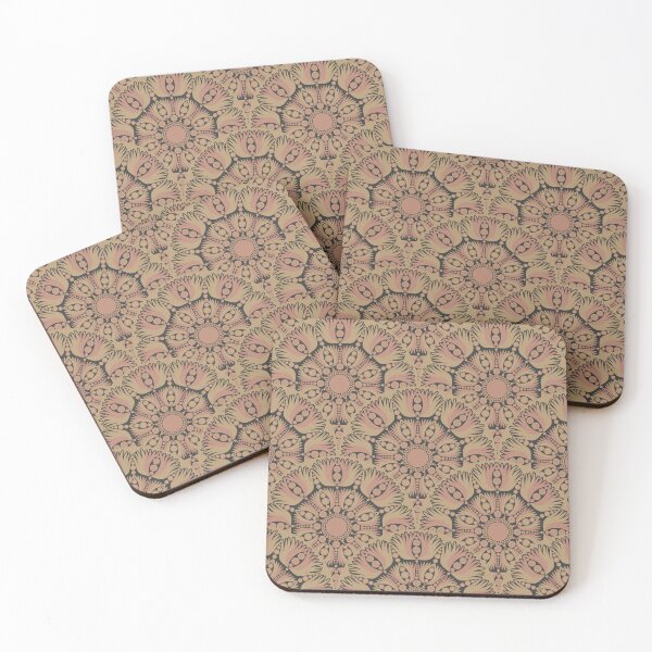 Item preview, Mindful Lotus Royal Circle Dot Mandala Scallop Pattern designed and sold by Triplicate Limited.