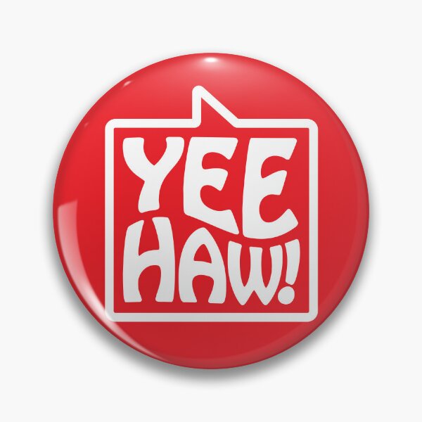 Item preview, Yee-Haw! - Talking Shirt (White on Red) designed and sold by Justin Ellis.