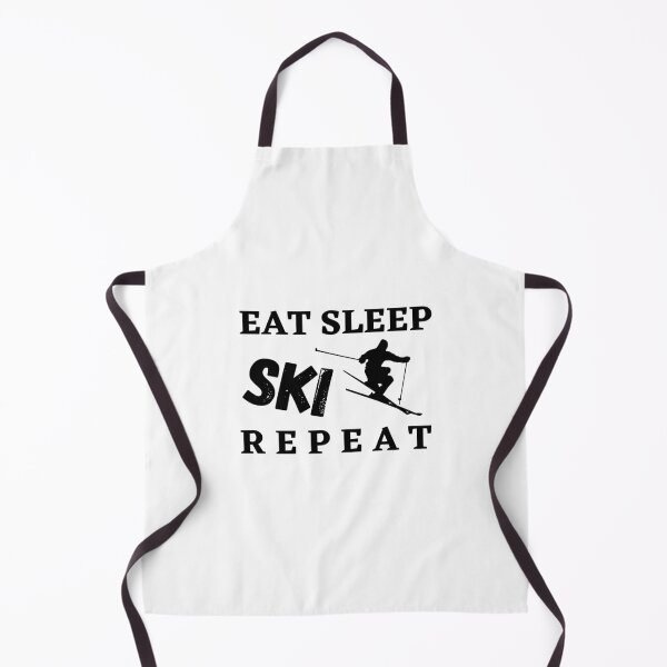 Item preview, Eat Sleep Ski Repeat  designed and sold by SarcastiCrafts.