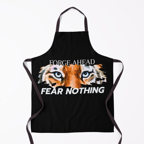 Item preview, Fear Nothing Motivational Tiger Art designed and sold by FlammableTacoTS.