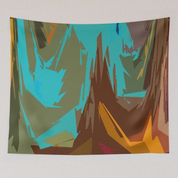 Item preview, Abstract Mountain Trees Landscape designed and sold by Carlo Varo.