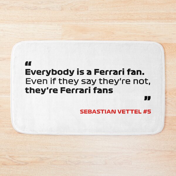 Item preview, Everybody is a Ferrari fan #3 - Sebastian Vettel #5 designed and sold by andreanastasio.